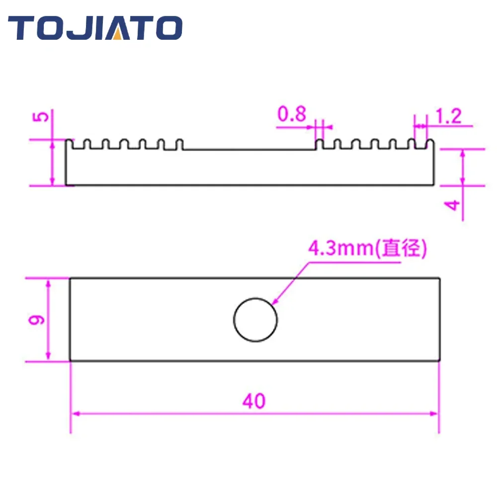 1-10 pz Reprap FAI DA TE GT2 Cinghia Dentata Pezzo di Fissaggio In Lega di Alluminio Dente passo 2mm Morsetto Clip Fissa CNC 9*40mm Per la Parte Della Stampante 3D