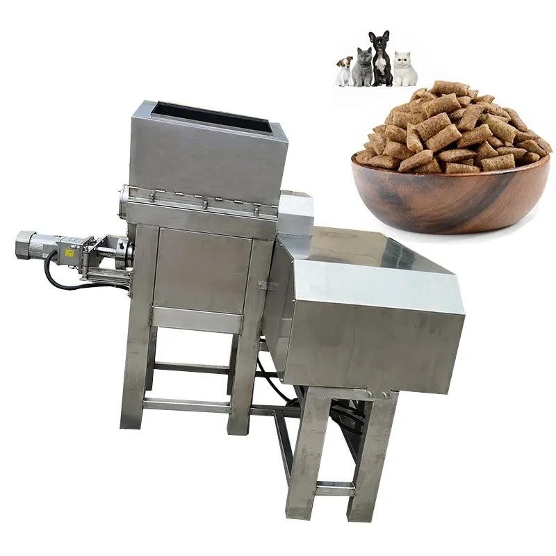 스테인리스 스틸 동결 건조 고양이 및 개 사료 가공 장비 애완동물 사료 제조기 애완동물 사료 압출기