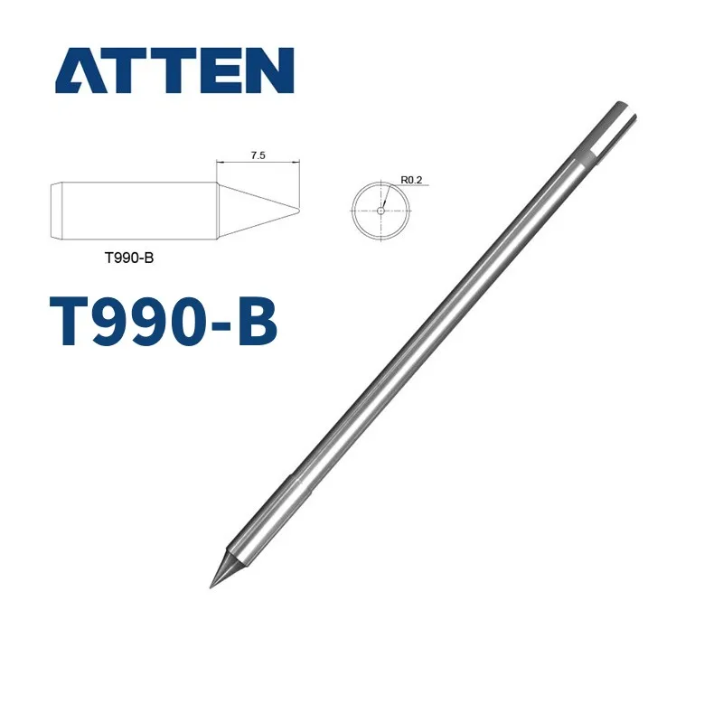 ATTEN T990-B Soldering Tips for ST-990 ST-8602D ST-8902D Welder Iron Tip Replacement Part Tool