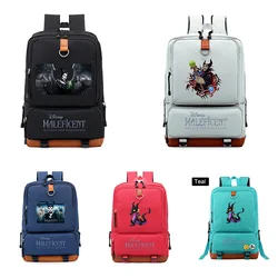 New Maleficent Teenagers School Book Bag spalla zaino portatile uomo donna viaggio zaino quotidiano Mochila