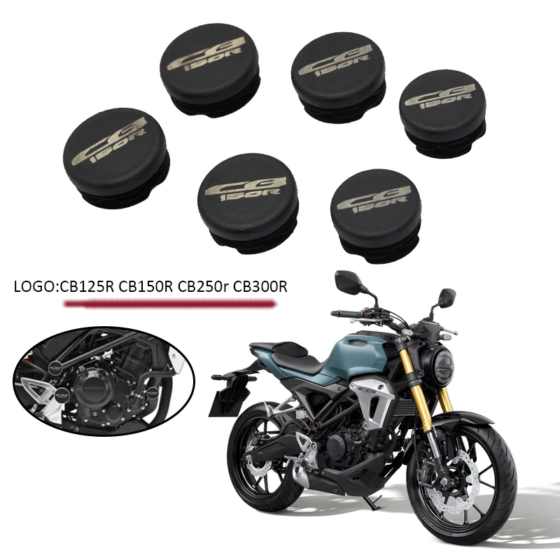 For Honda CB125R CB150R CB250r CB300R 2018-2022 2020 2019 2021 Motorcycle Frame End Caps Frame Hole Cover Caps Plug Decorative