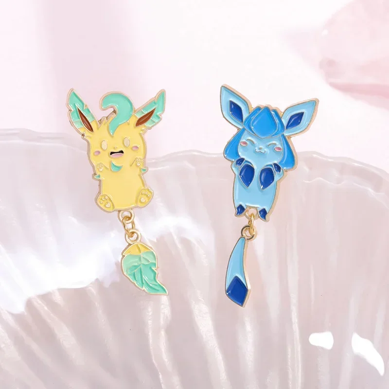 1Set Pokemon Eevee Email Pins Anime Game Broche Kawaii Rugzak Hoed Pin Accessoires Voor Vrouwen Man Sieraden Decoratie Cadeau