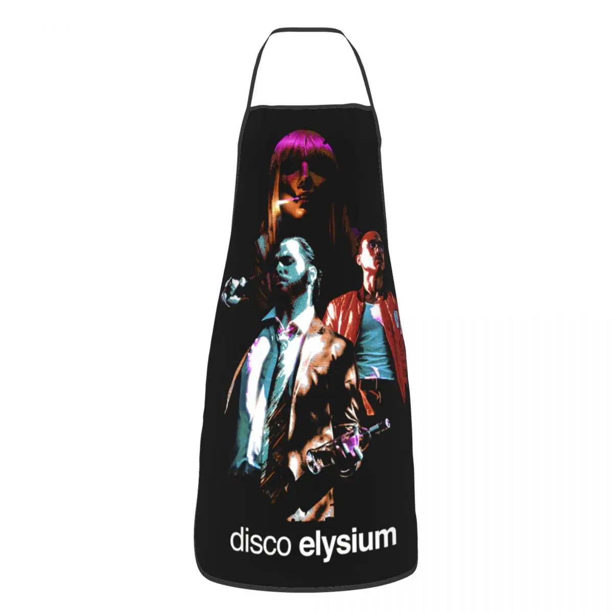 Disco Elysium Gaming Apron for Women Men Unisex Bib Kitchen Cooking Tablier Cuisine Chef Baking