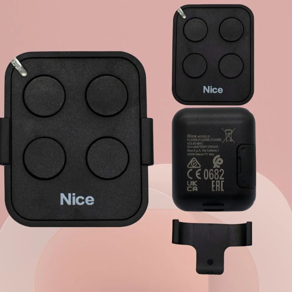NICE ERA FLOR FLO4RE FL02RE 433.92MHz باب المرآب عن بعد متوافق مع NICE ON2 ON4 ON2E ON4E INTI1 INTI2 FLO2R-S FLO4R-S