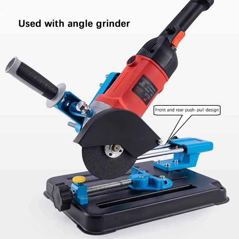 Professional Angle Grinder Pull Rod Stand Heavy Duty Conversion Kit Push Pull Cutting Table Saw 100mm 115mm 125mm