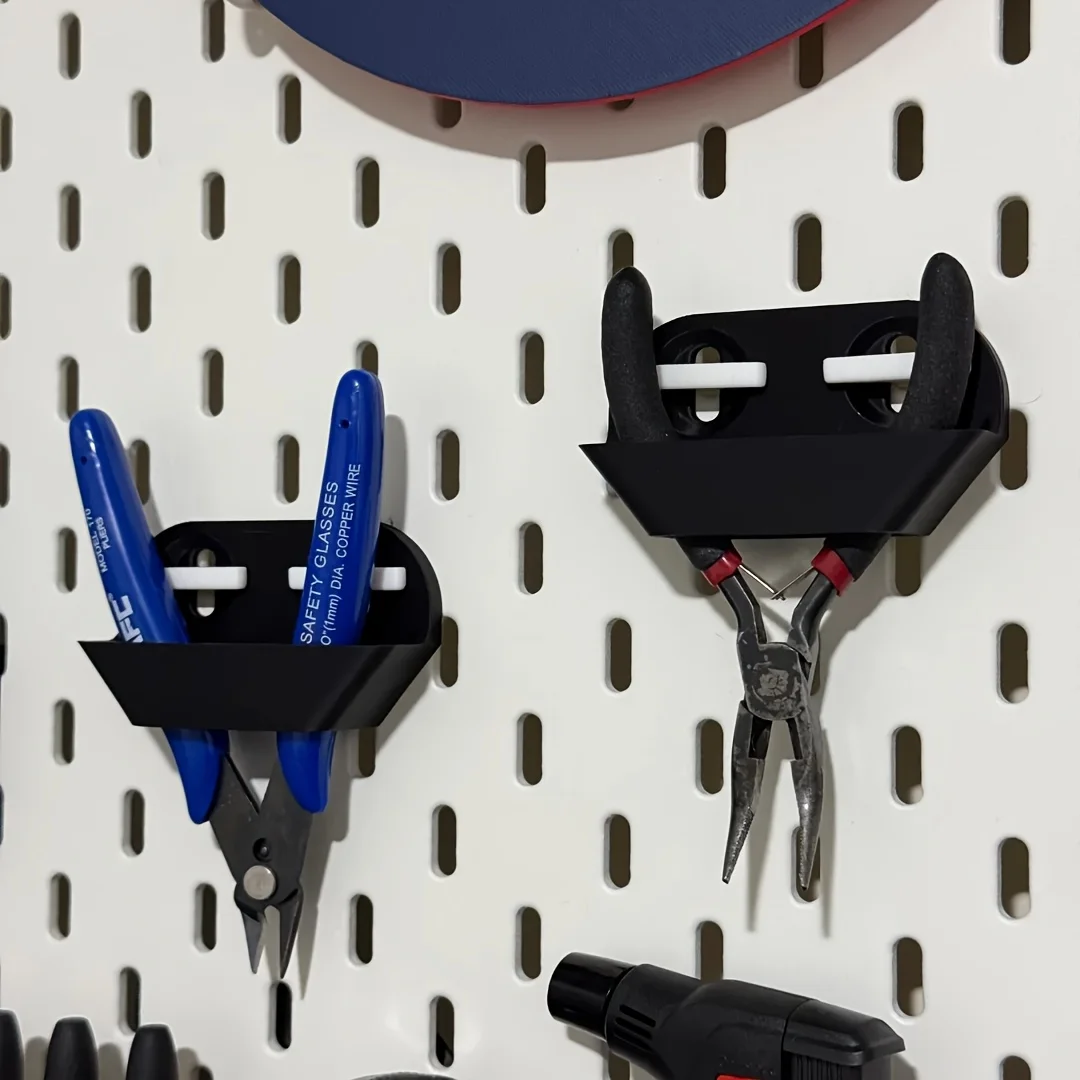 2/3-Grid Simple Pegboard Storage Accessories, Suitable for Garage Hanging, Can Be Hung on Wall-Mounted Storage to Save Space
