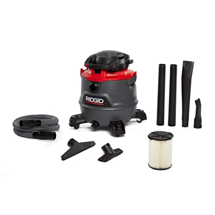 

62723 Red 16-галлонный пылесос для сухой и влажной уборки RT1600, темно-серый и красный