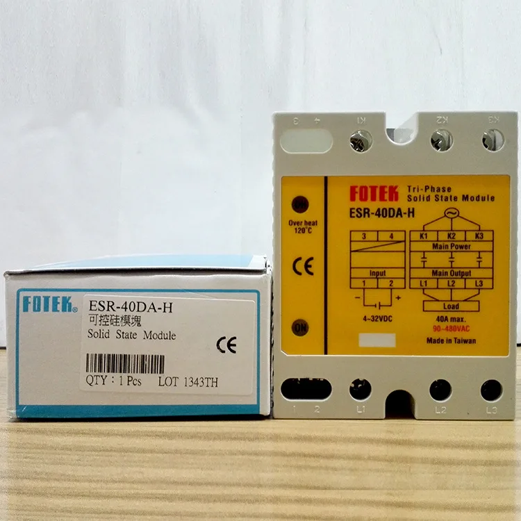 Yangming ESR High Power Three-Phase Solid State Module ESR-40DA ESR-40DA-H Output Rated Current 40A