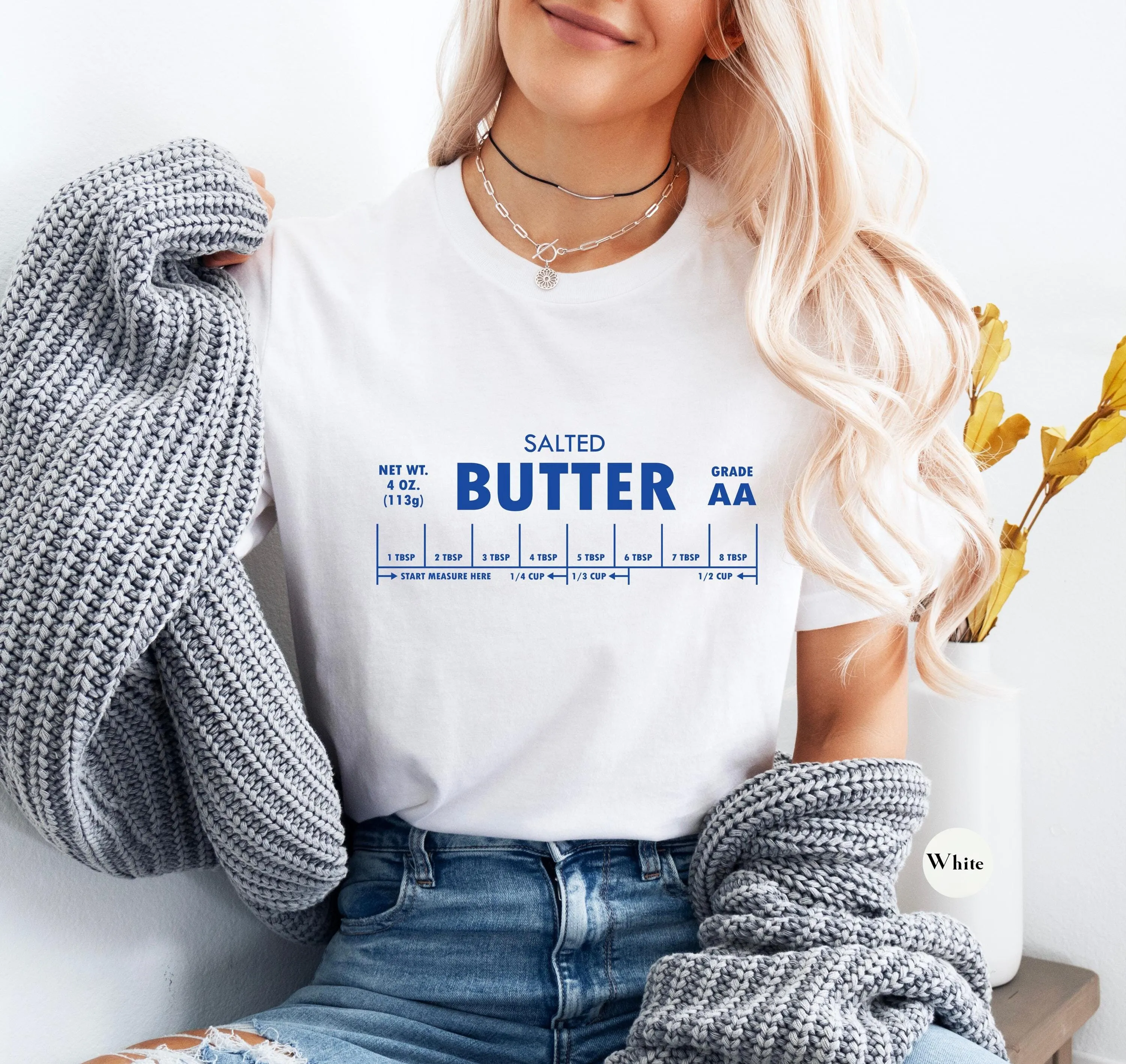 Salted Butter T shirt Funny Baking Baker Lover Foodie Meme Stick of