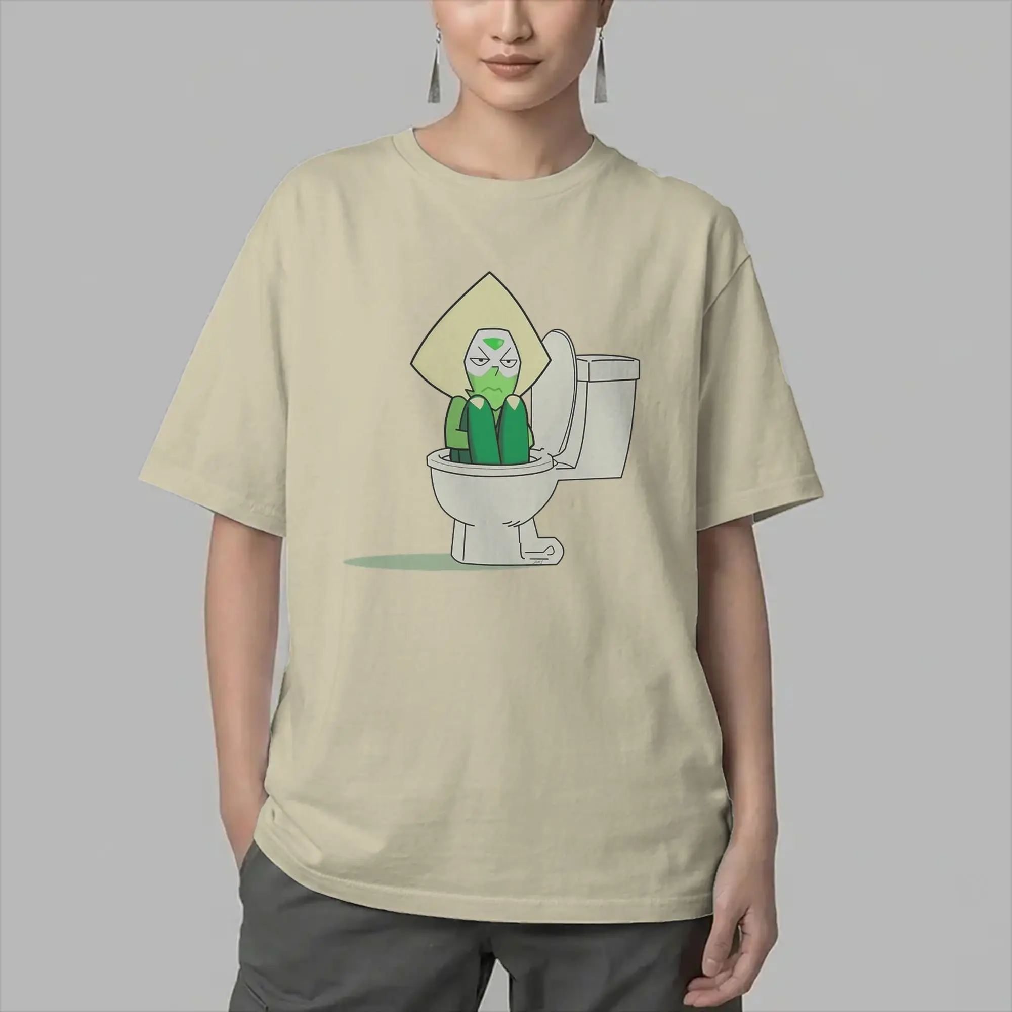 Men's T-Shirt Cartoon Stevens Universes Vintage Pure Cotton Tee Shirt Short Sleeve  T Shirt O Neck Clothing Plus Size