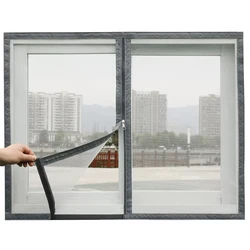 Customizable Zipper Mosquito Net Encrypted Window Net Removable Anti-mosquito Self-Adhesive Mosquito Net Window Screen mosquito