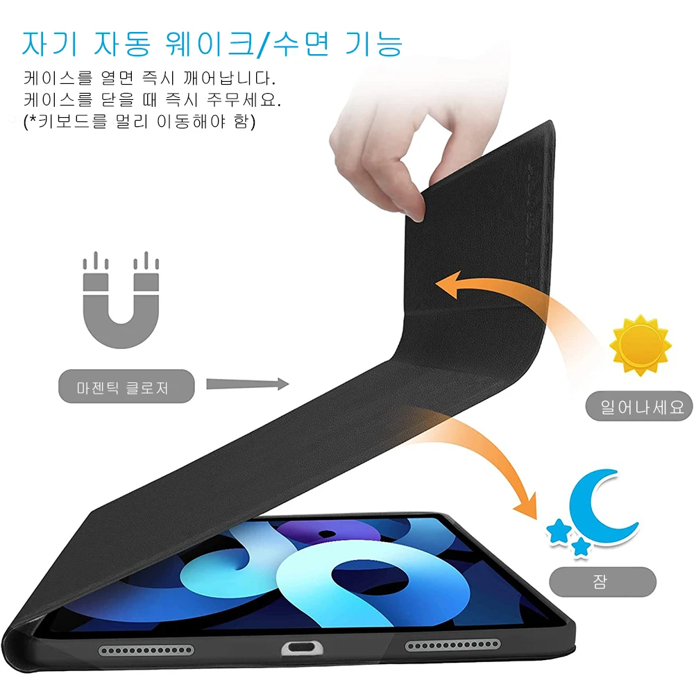 Magic Keyboard Case for iPad Pro 12 9 11 iPad 10th 10.9 9th Generation 10.2 Air 5 10.9 Inch Mini 6 2022 Bluetooth Keyboard Cover
