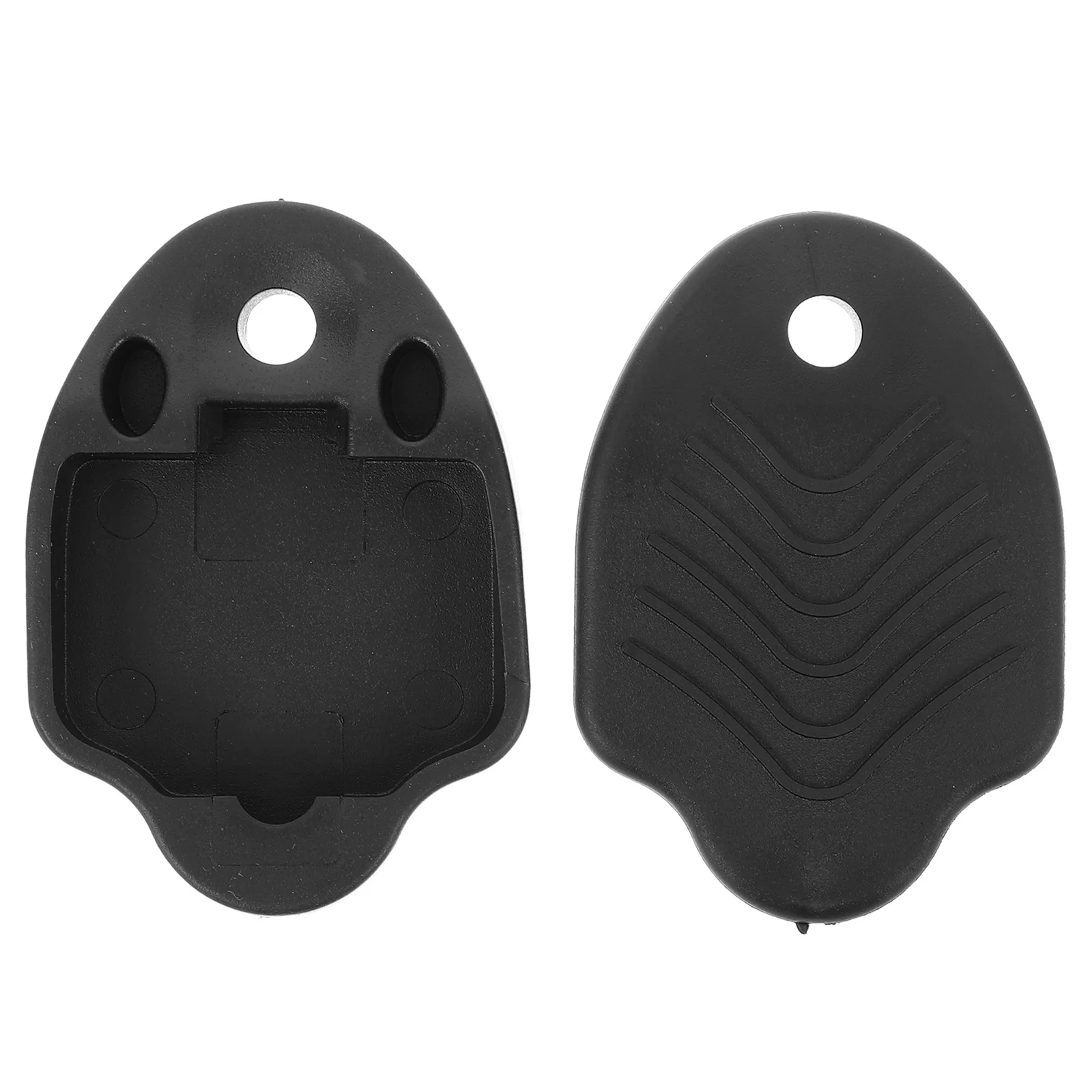 

2Pcs Bike Pedal Lock Plate Set Lightweight Self-Locking Cleat Protector Bicycle Shoe Cleat Cover Cycling Accessory