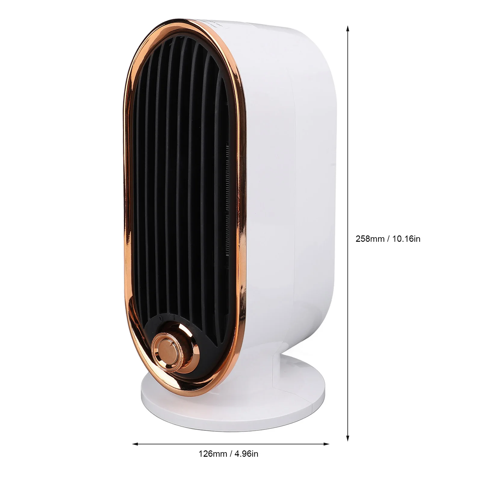 مروحة سخان صغيرة مزدوجة ساخنة باردة عمودية محمولة لسطح المكتب مكتب هادئ يستخدم مبردًا لتدفئة المساحة الشخصية لمكتب غرفة المنزل الداخلي #6