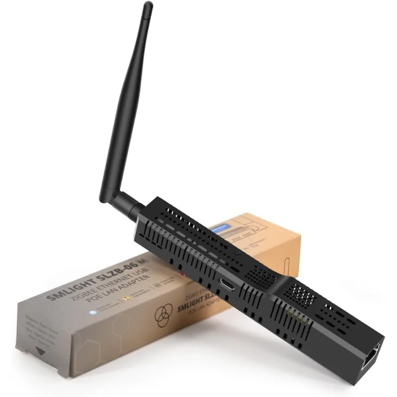 

и адаптер Wi-Fi с поддержкой PoE, работает с Zigbee2MQTT, домашний помощник, ZHA