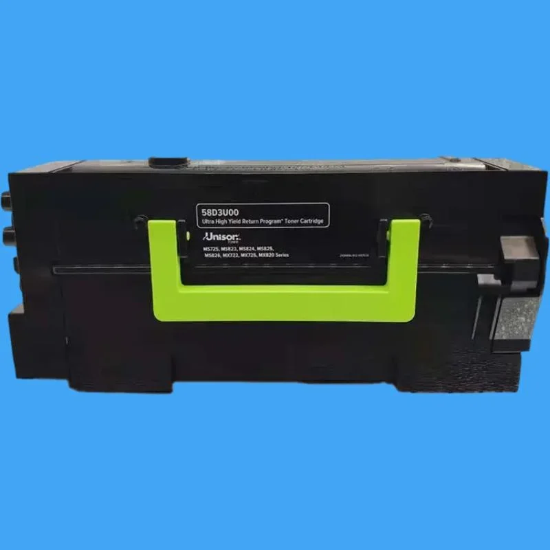 Compatible for Lexmark Ms823 58d3u00 Toner Cartridge 725 824 825 826mx722 725 820 Powder Bin 58d3u00 Toner