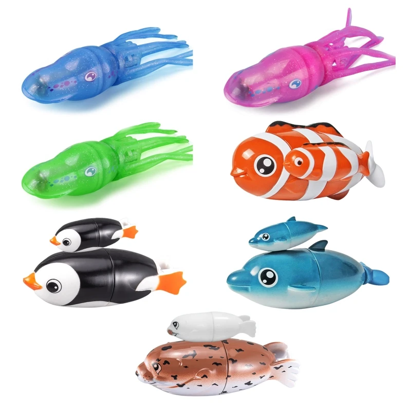 Baby bagno bagno giocattolo da bagno bambini giocano acqua nuoto polpo pinguino pesce delfino bagno vasca da bagno interazione gioco giocattoli regalo per bambini