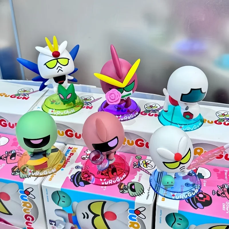 

Bandai Hot Original Yurugun Unicorn Series Blind Box Q Version Qmsv Anime Figure Model Decoration Desktop Birthday Gift Toy