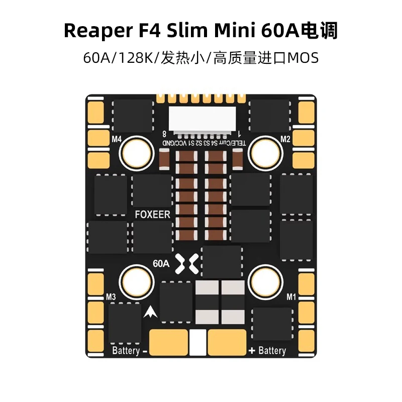 FOXEER F722 V4 Mini Crossover Control di volo Reaper F4mini 60A Reaper Electric Racing