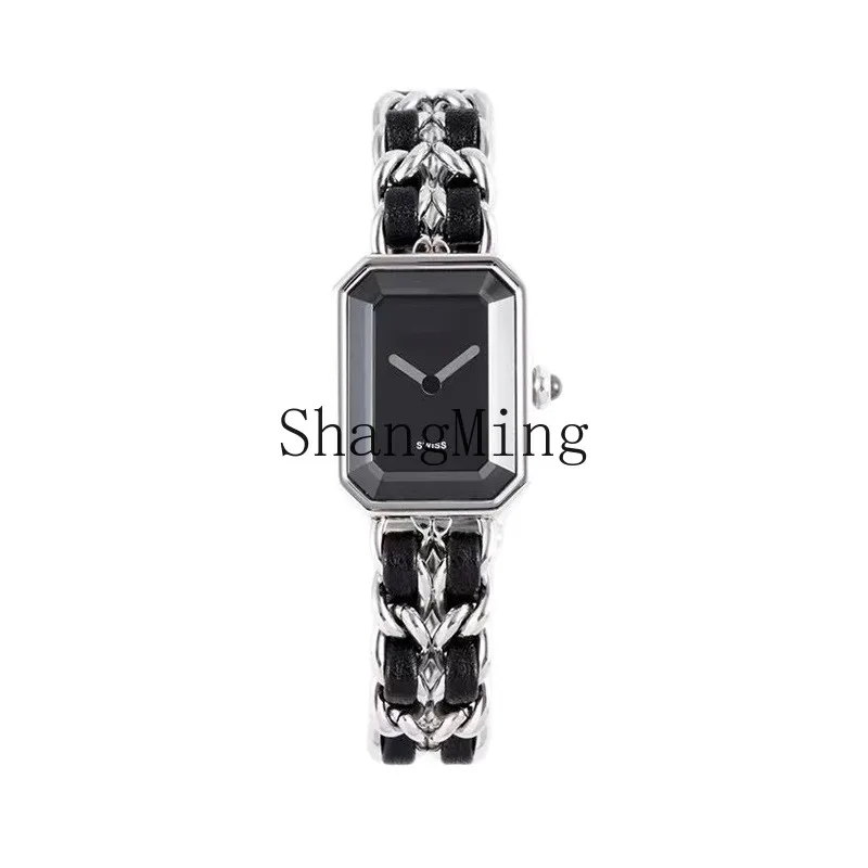 

DSA retro Xiaoxiangfeng watch two-pin square braided rope sugar cube watch