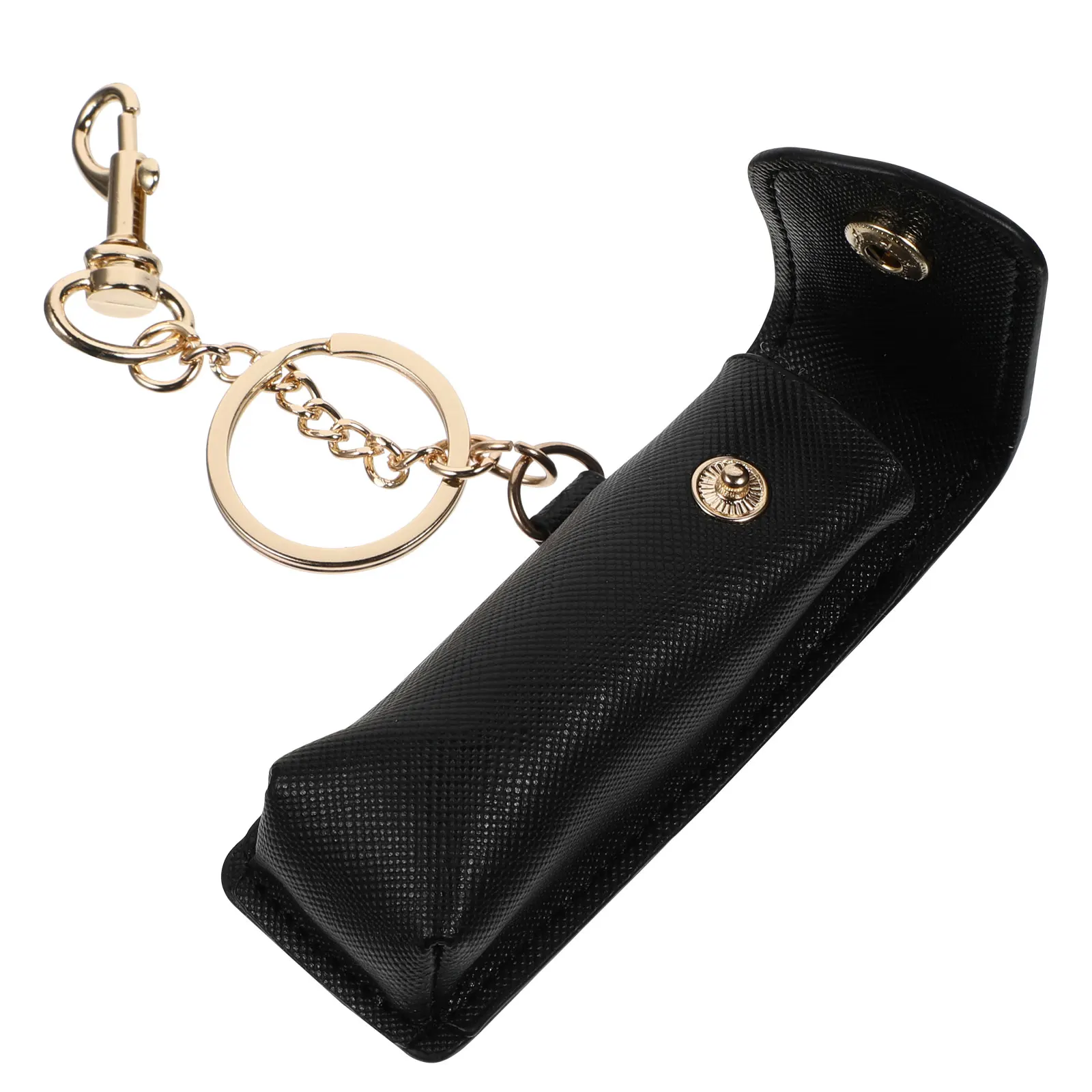 

2 Pcs PU Key Chain Holder Case Keychain Holder Pouch Lip Balm Storage Small Lipstick Pouch Bag