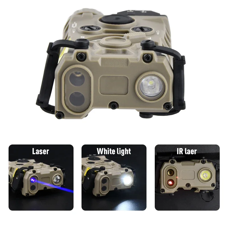 Tactical OGL Nylon IR Strobe Red Green Blue Laser LED White Light WADSN Flashlight With Pressure Switch Hunting Accessories Set image 4