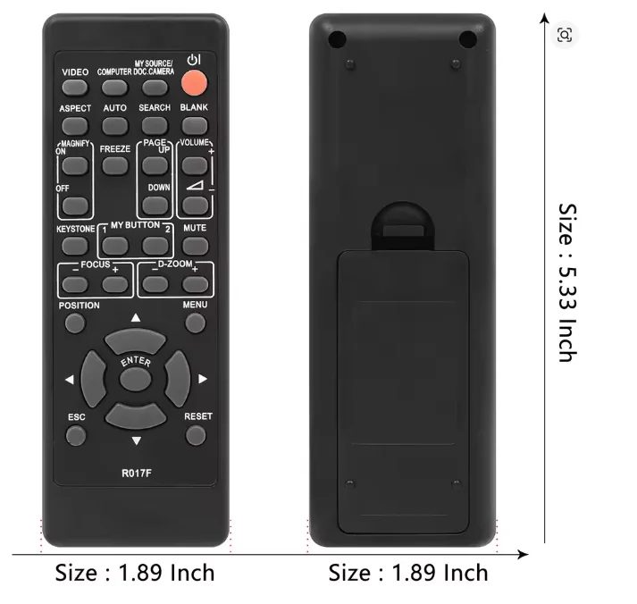 New Remote Control for Hitachi PJ-LC2001 ED-X8255 ED-A101 ED-A111 ED-A220NM CP-X385T CP-X417 CP-X430WA Room 3LCD Projector