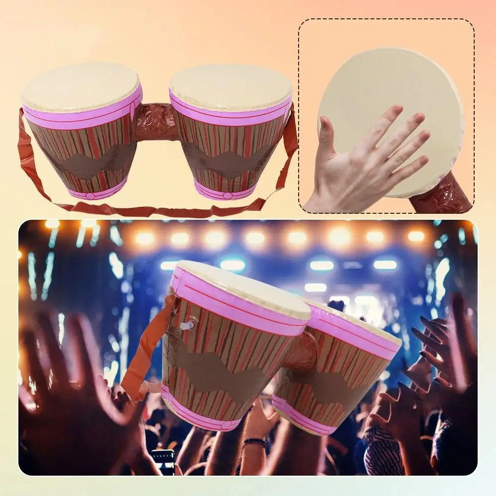 

PVC Inflatable Waist Drum Floating Playing Repeatable Hand Percussion Drum Double Beats Funny Floating Party Props Water Sport