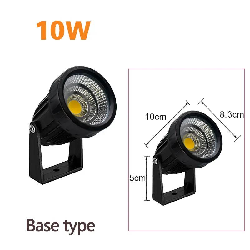 teetealy LED COB Spike Rasen Lampe 7W 10W 15W 5W Outdoor Garten beleuchtung Wasserdichte Beleuchtung Led garten Weg Strahler AC85-265V DC12-24V 9