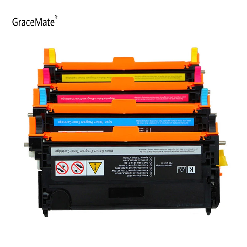 Same Original Print Color Toner Cartridge FOR FUJI XEROX Phaser 6180MFP 6180N 6180 PRINTER for XEROX Phaser 6180