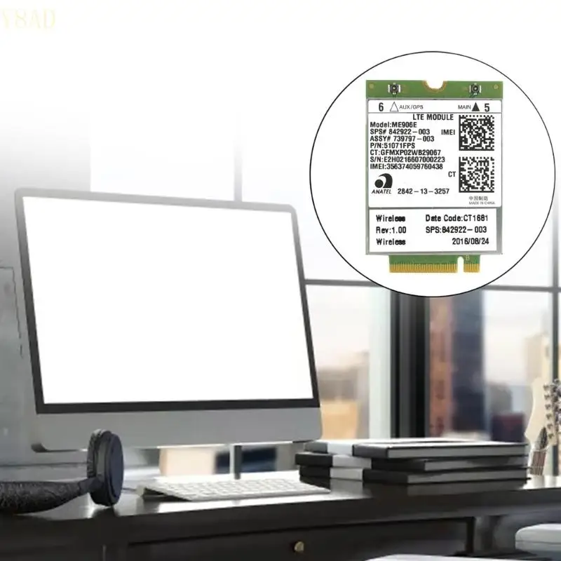 Y8AD надежный модуль LTE 4GHz карта hips Модуль 842922 для ZBook 14 15