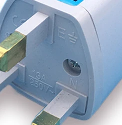 British Standard English Singapore Malaysia Macau UK Plug 10A 250V Hong Kong Travel Power Adapter Plug Socket Converter