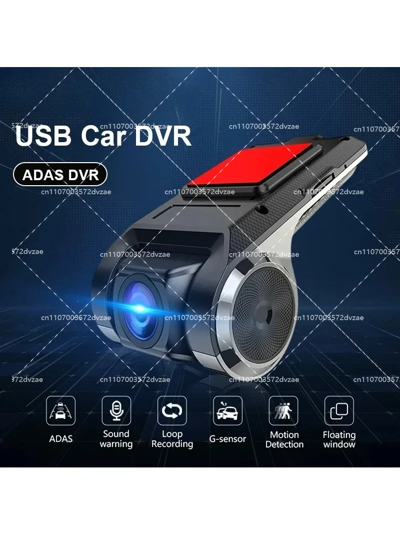 ADAS USB DVR Camera For Car DVD Android Player Dash Cam Full HD Navigation Head Unit Auto Audio Voice Alarm