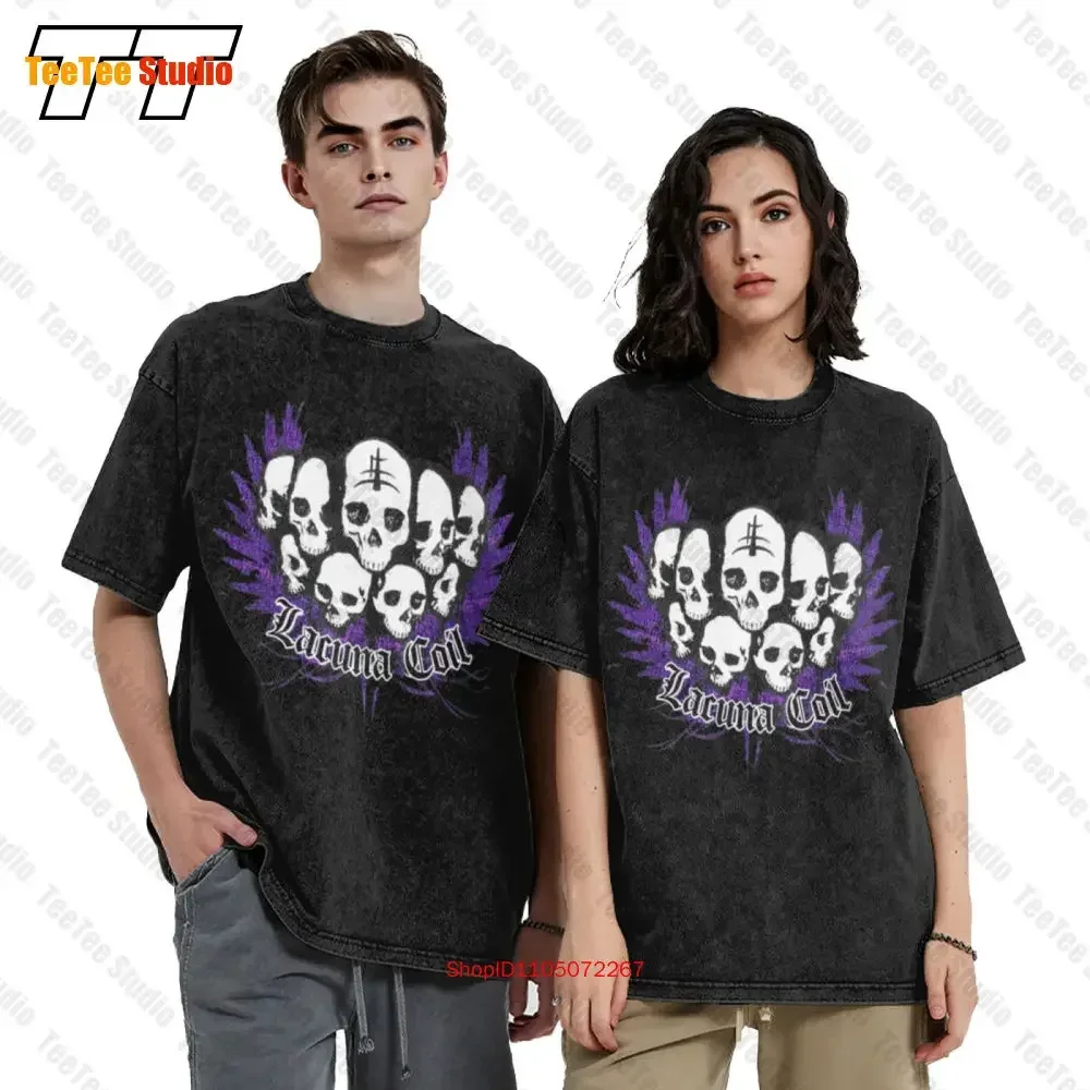 Camiseta extragrande Lacuna Coil Gothic Metal Goth Rock YHJJ