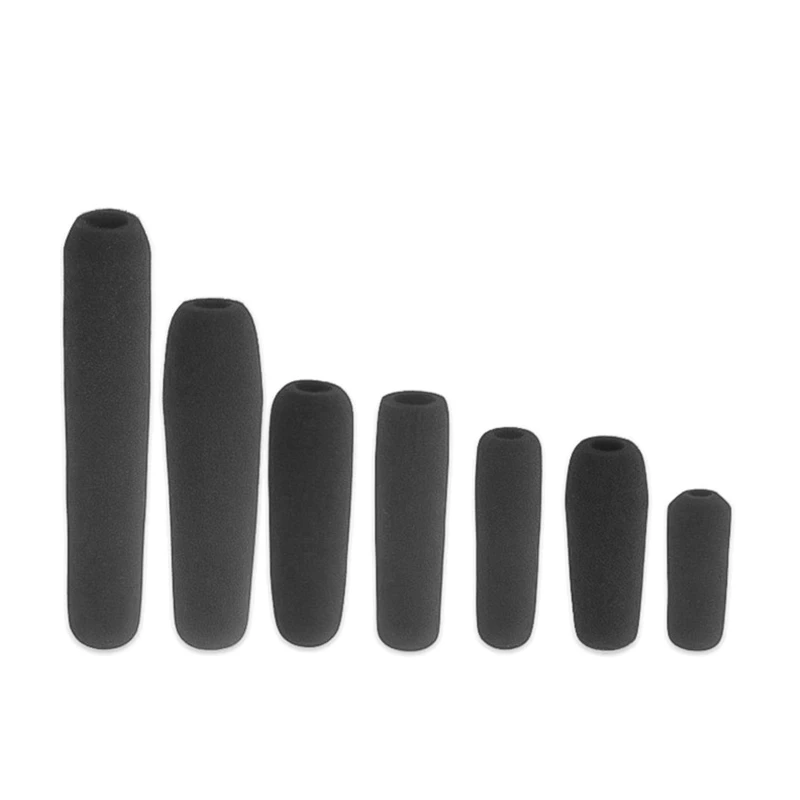 Professional Long Mic Thick Windscreen Soft Foam Cover Mic Cover Foam Reduce Breathing, Wind Mic Covers