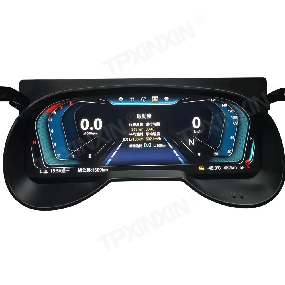 6+128GB For Toyota RAV4 2020 Car Digital Cluster Virtual Cockpit Car Dashboad Car Multimedia Player Stereo Radio GPS Navigtion