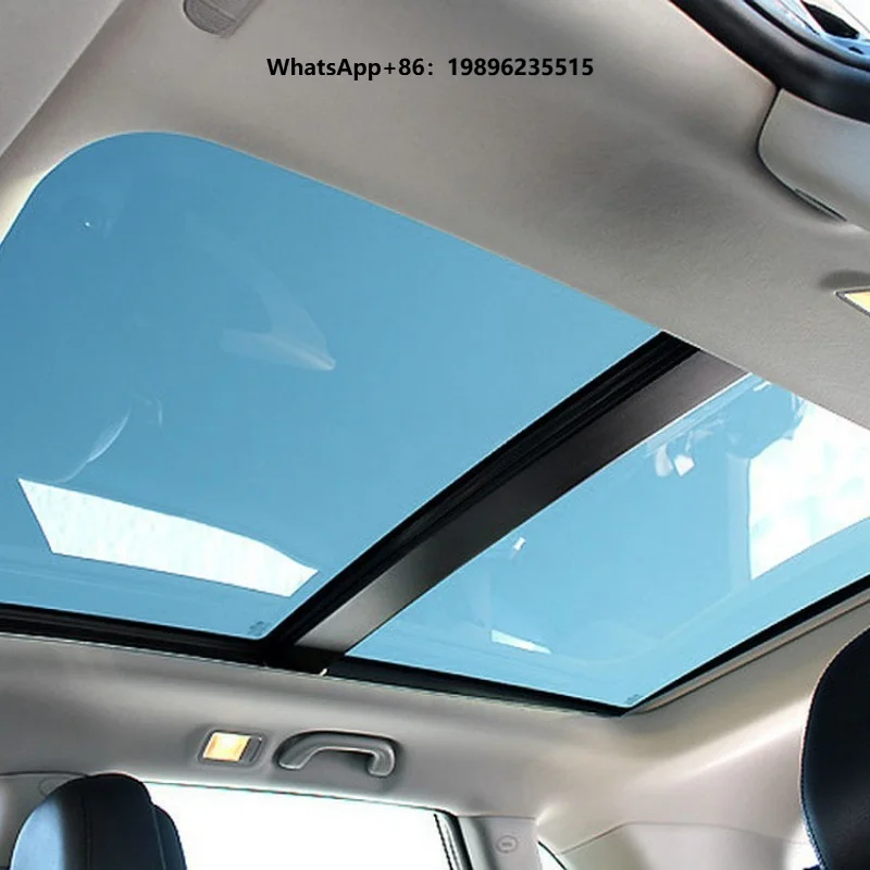 Car Exterior Sunroof Protective Film 1.52x15M Glossy Black Panoramic Roof Sticker
