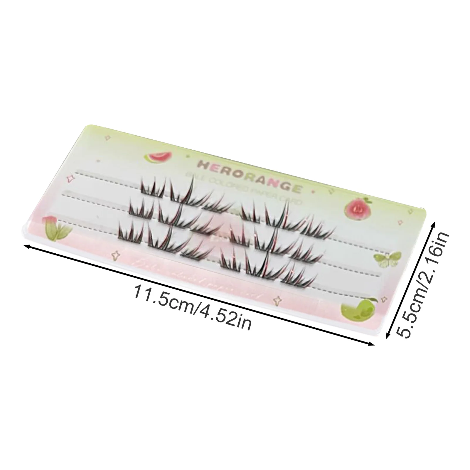 Diy cosplay cílios postiços coloridos extensões de cílios vermelho escuro aparência natural efeito 3d chicote individual natural maquiagem diária