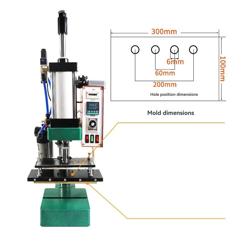 

Pneumatic Leather Hot Stamping Machine Logo Hot Stamping Pneumatic Hot Press Machine, Seal Machine