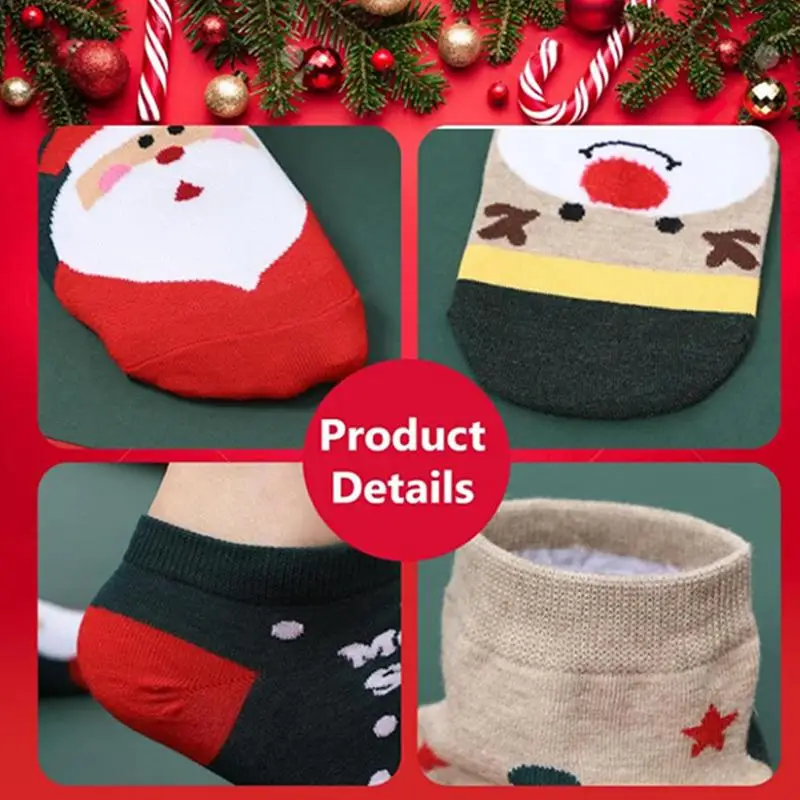 2025 Christmas Advent Calendar Cotton Socks Gift Box 24 Day Countdown Calendar for Home Holiday Party Decoration Gift