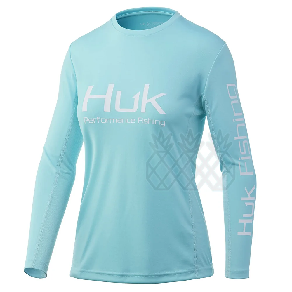HUK Fishing Hoodies Women Sun Protection Quick Dry Long Sleeve Mosquito Proof