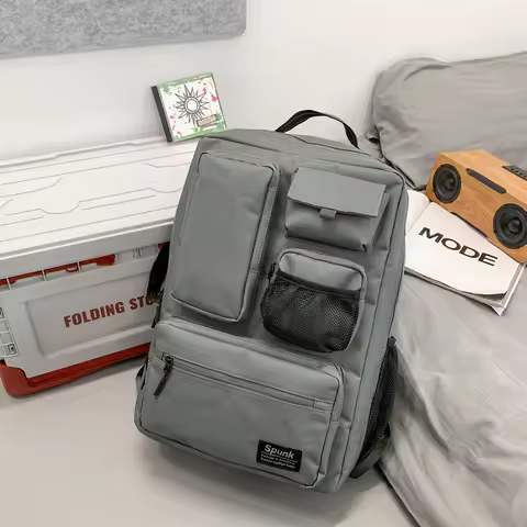 Men Women Travel Backpack Laptop Bag Large Capacity Casual Trip Schoolbag Multi-Pocket itabag backpack Voyage backpack black