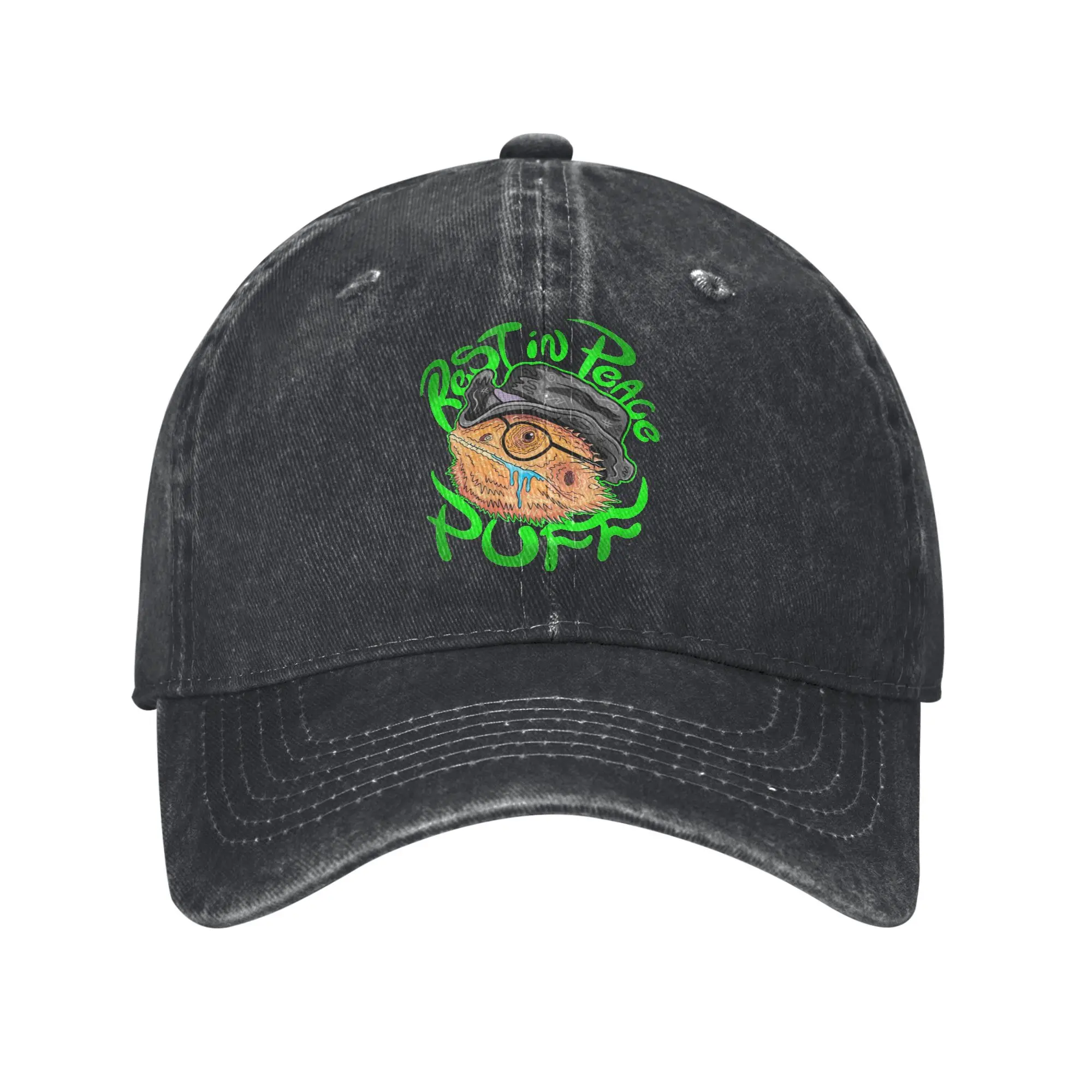 KingCobraJFS RIP Puff Puffers Bearded Dragon Spring Trucker Hat For Women Men  Fashion Running Hippie Sun Snapback Cap