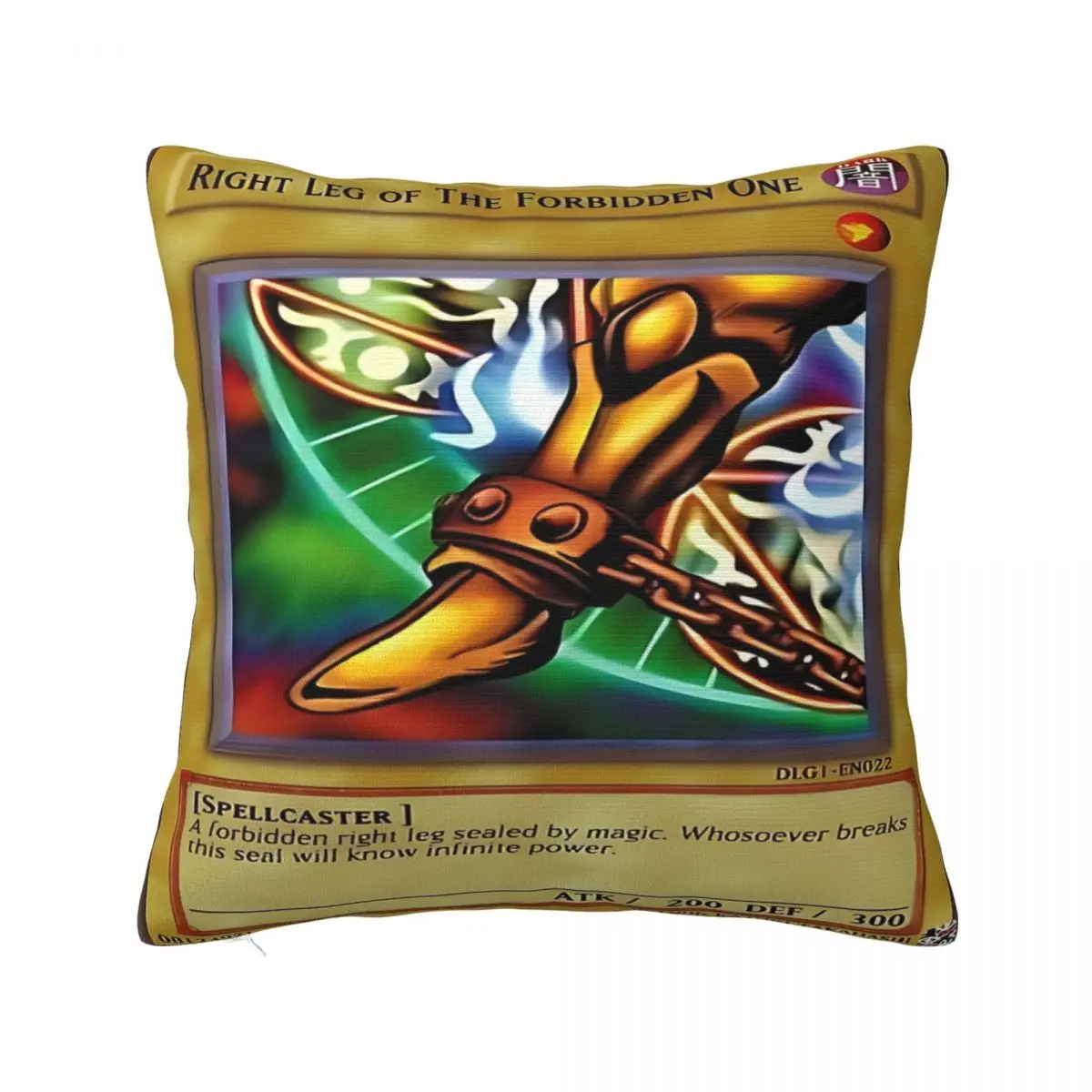 Trendy Home Yu-Gi-Oh Right Leg Of The Forbidden OneDecorations Pillowcases Merch Pillow Cover Square Multi Size