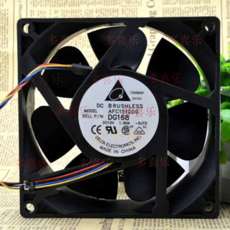 

ZMZM для DELTA 15050 12 В 1,8 А AFC1512DG DG168 15 см промышленный охлаждающий вентилятор большой объем воздуха