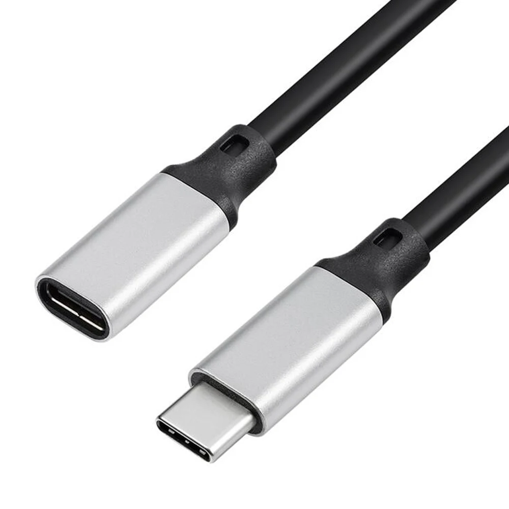 0.2M 0.3M 0.5M 1M 2M 3M 5M 100W 10 gb/s USB 3.2 Gen2 typu C męski na USB-C kobiet synchronizacja danych przewód ładujący 4k 60Hz kabel przedłużający