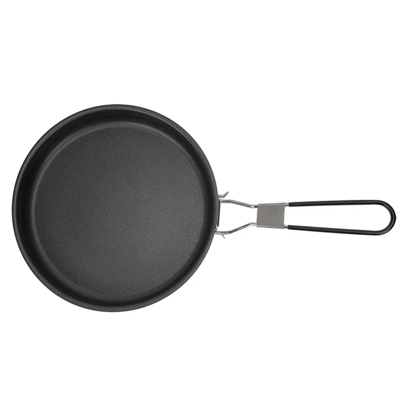 

Ultralight Titanium Frypan Outdoor Camping Hiking Tableware Cookware Picnic Cooking Utensils Frying Pan Durable Easy To Use