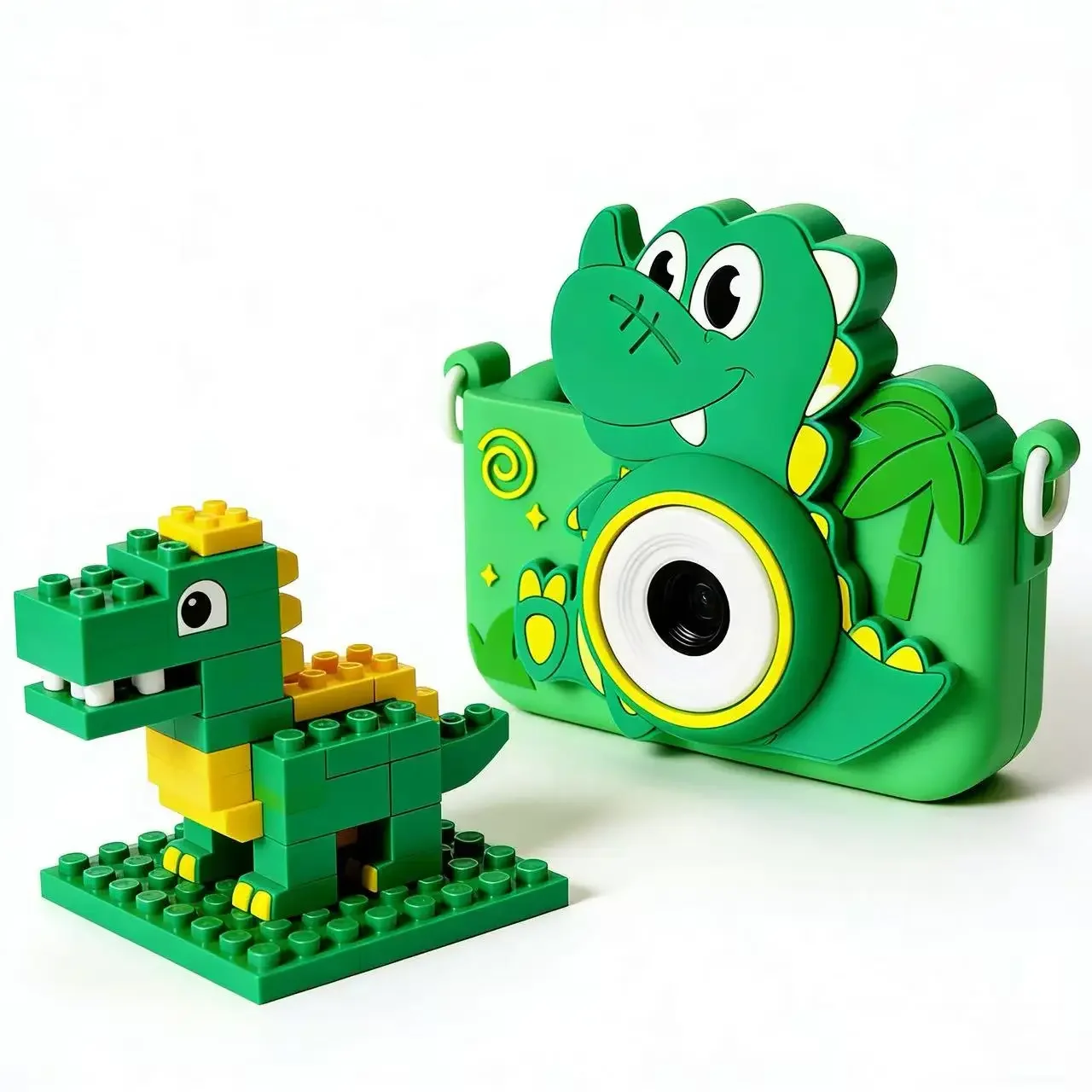 Mini Kids Digital Camera 1080P HD 2.0 Inch Shockproof Silicone Cover Video Toy Camera for Boys Girls Xmas Birthday Gifts