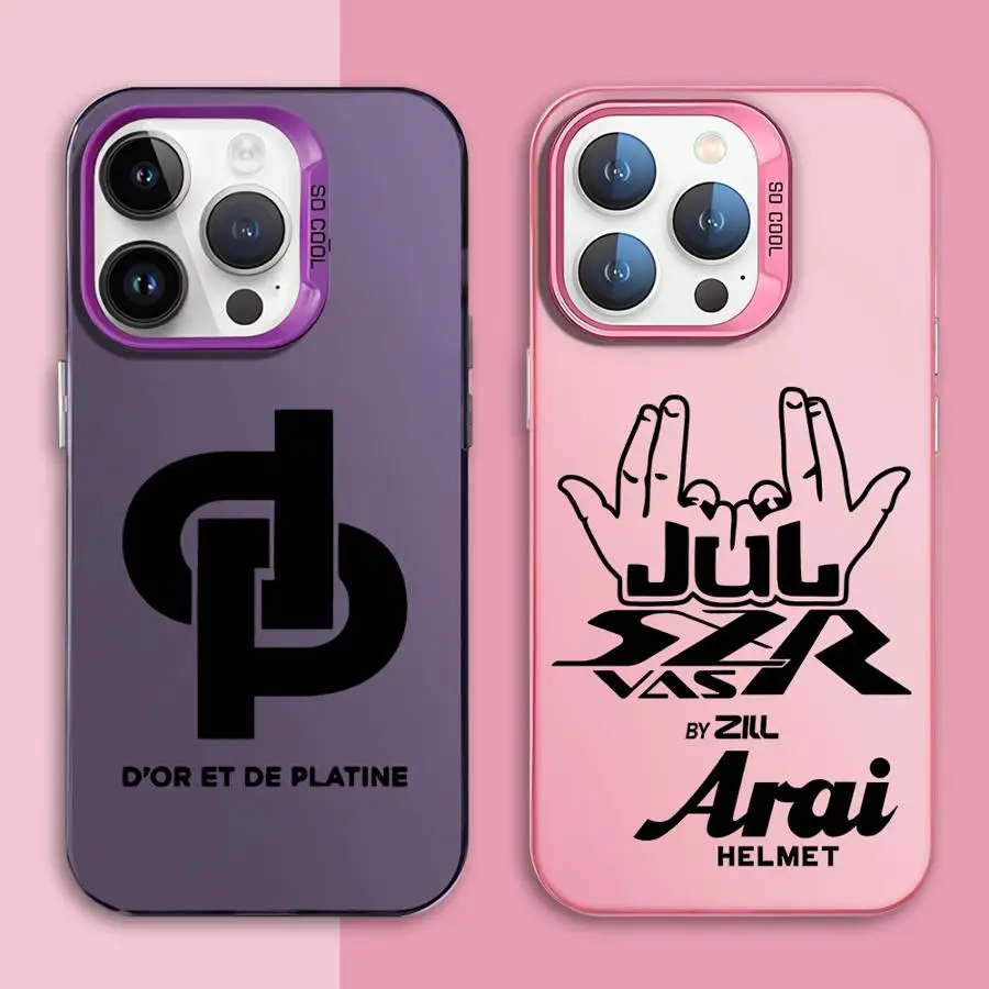 Rapper JuL C'est Pas Des Lol Phone Case for Apple iPhone 15 16 Pro Max 13 14 Plus 12 11 Pro plus Matte 