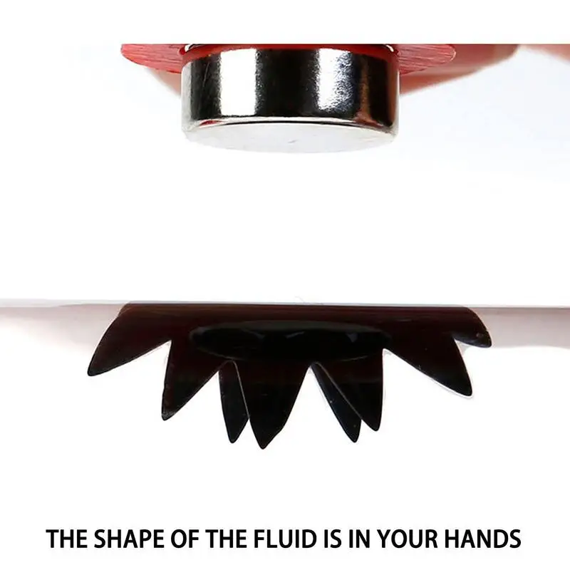 Ferro fluid in einer Flasche 1 Stück magnetische Flüssigkeit Flüssigkeit Anzeige lustige Spielzeug Stress abbau Spielzeug Wissenschaft Anti-Stress-Spielzeug kreative Geburt